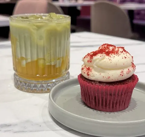 Cupcake Red Velvet e matcha